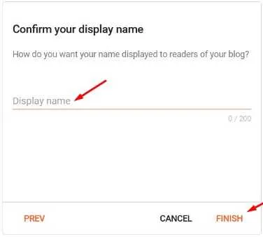 ব্লগারে কিভাবে ডিসপ্লে নেম সেট করবেন
