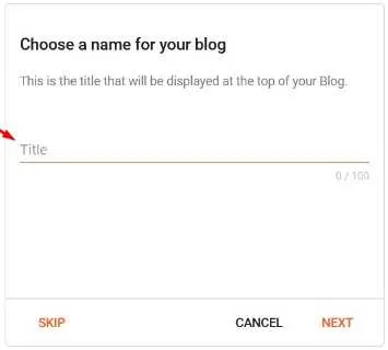 কিভাবে ব্লগারের টাইটেল নির্ধারণ করে দেবেন
