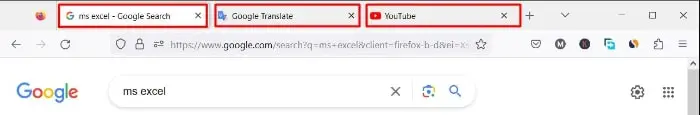 ইন্টারনেট ব্রাউজারের ট্যাব পরিচিতি