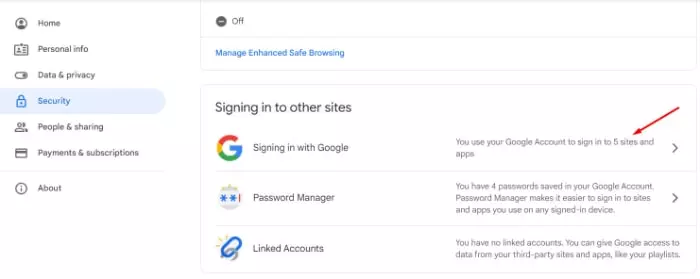 জিমেইল এর নিরাপত্তায় Sign in with Google ফিচার পর্যালোচনা