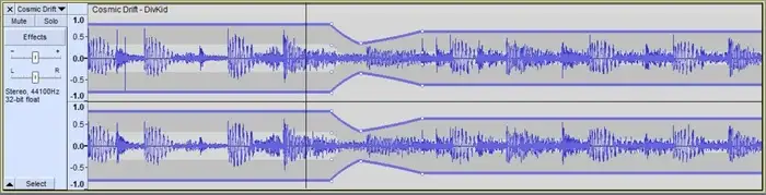 অডাসিটি এর ইনভেলাপ টুল এর কাজ