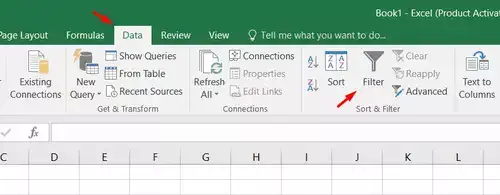 MS Excel ফিল্টার অপশন পরিচিতি