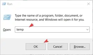 how to delete temporary files from computer