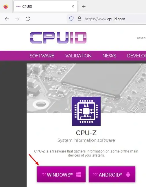 কম্পিউটার কনফিগারেশন জানার জন্য সিপিইউ আইডি ডাউনলোড করা