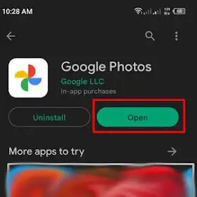 মোবাইলে গুগল ফটোজ ওপেন করা