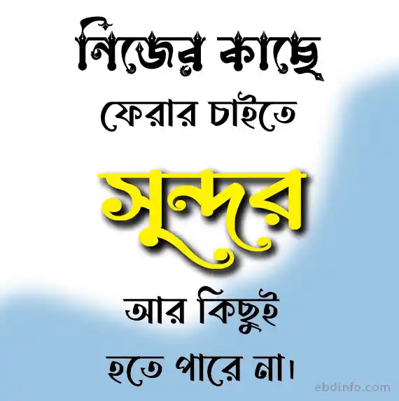 জীবন নিয়ে স্ট্যাটাস: নিজের কাছে ফেরা